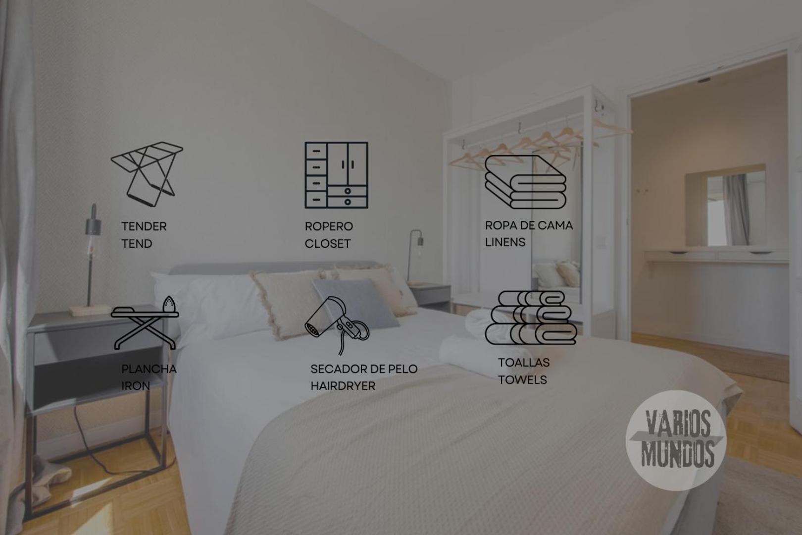 New Apt Para 7Pax En El Corazon De Madrid-Centro المظهر الخارجي الصورة