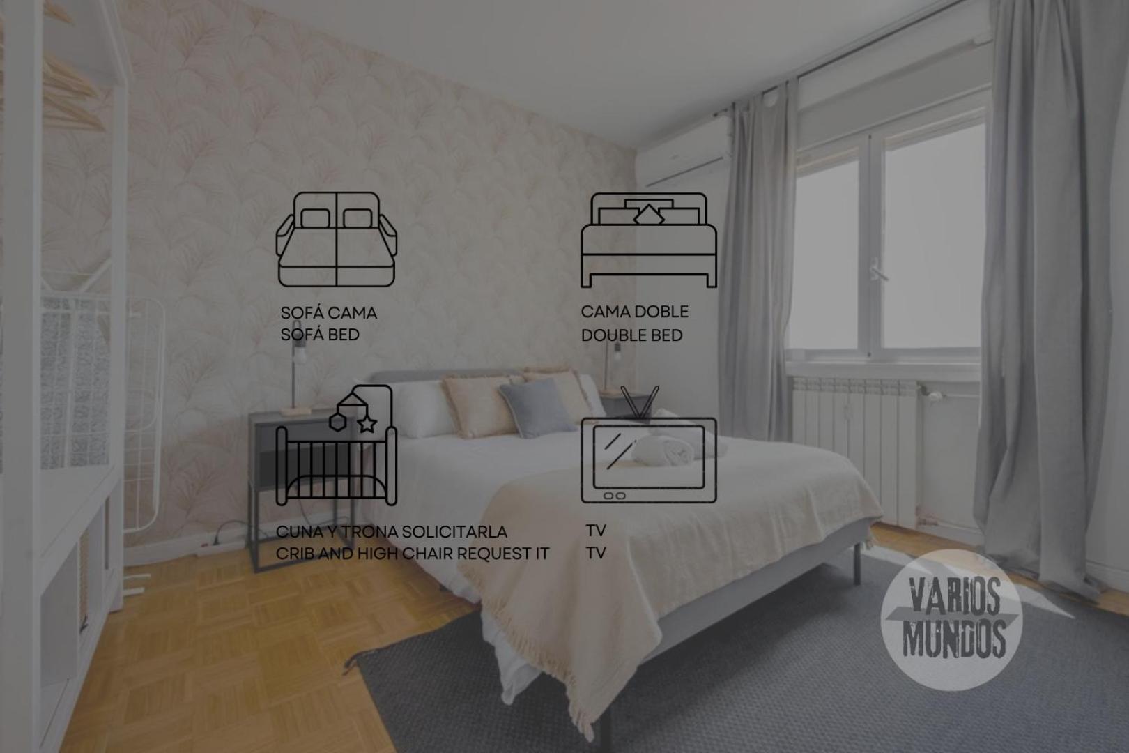 New Apt Para 7Pax En El Corazon De Madrid-Centro المظهر الخارجي الصورة